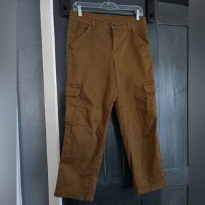 Kuhl Women's Brown Cropped Cargo Pants sz 8